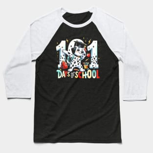 101 Days Of School Back To School Dog Lovers Baseball T-Shirt